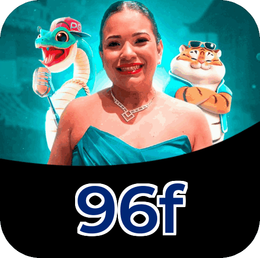 Interface do aplicativo 96f mostrando jogos disponíveis no iOS e Android